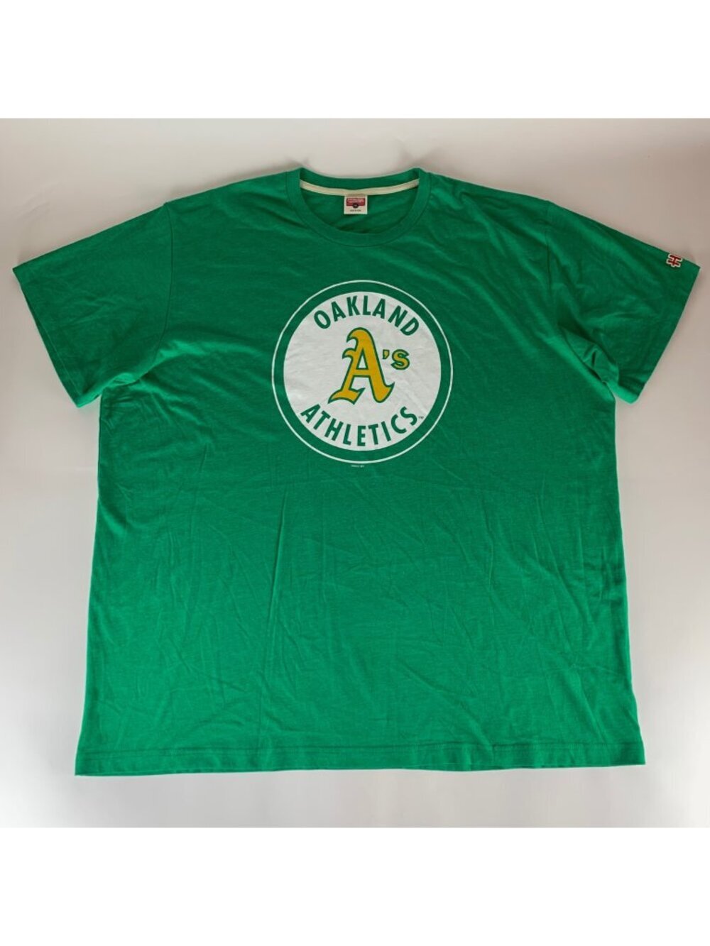 Oakland Athletics MLB Green Homage Short Sleeve Crewneck Shirt Mens 3XL